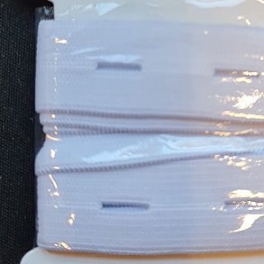 KNAPHULS ELASTIK // Sort eller Hvid