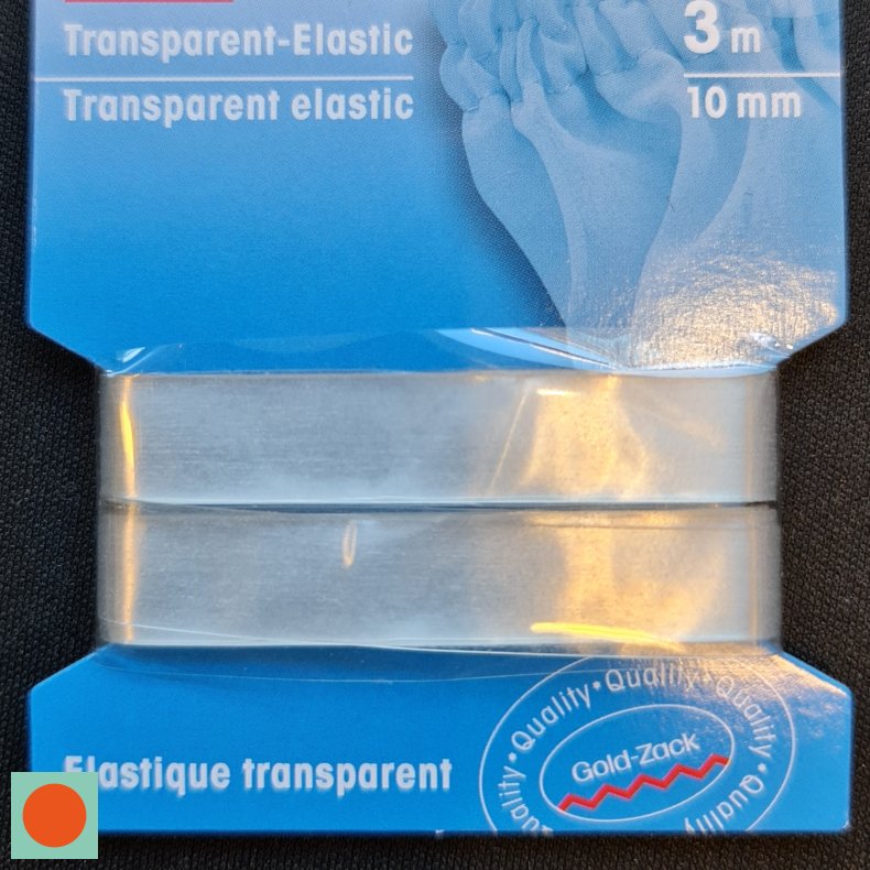 ELASTIK - GENNEMSIGTIG - 8mm X 3m
