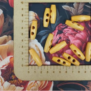 Knap tr Natur 3cm // Duffle coat