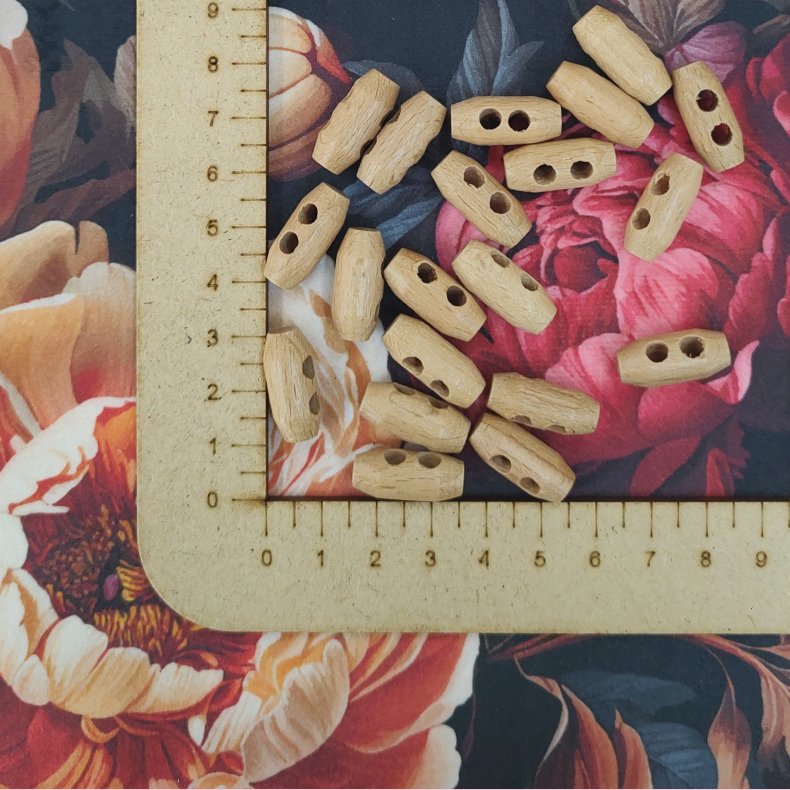 Knap tr� lys 2cm // Duffle coat