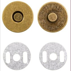 Magnet trykl�se  // 19 mm Guld