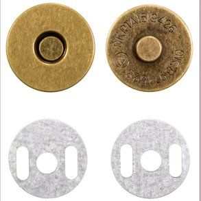 Magnet trykl�se  // 19 mm Guld