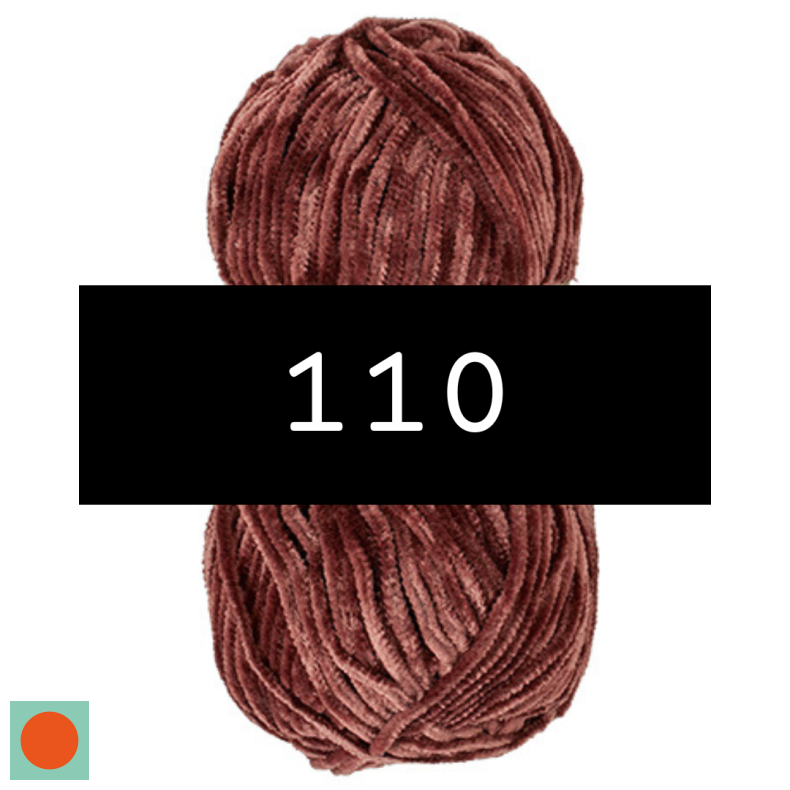 Nr. 110 Brun // Chenille