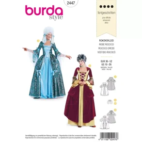 Burda 2447 - Rococo kjole