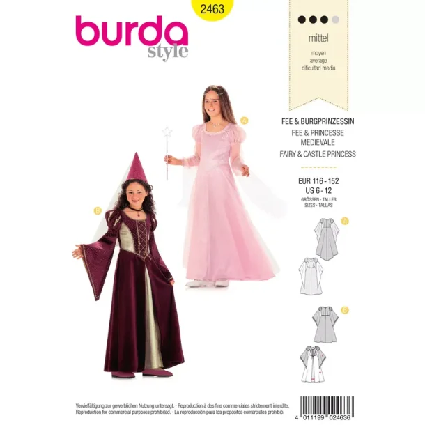 Burda 2463 - Fe &amp; prinsesse