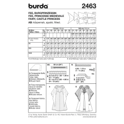 Burda 2463 - Fe &amp; prinsesse