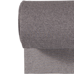 Rib Stribet  // Sort & Hvid