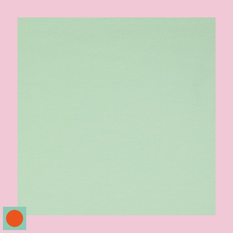 Bomulds jersey 119,- lys douce mint grn