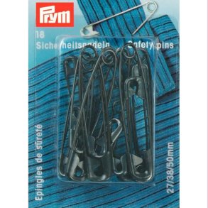 Sikkerhedsn�le // 27 38 50mm Sort