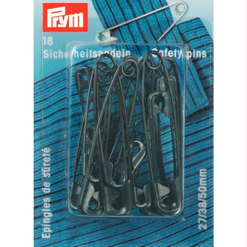 Sikkerhedsn�le // 27 38 50mm Sort