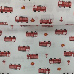 Bomulds Poplin // Brandbil 