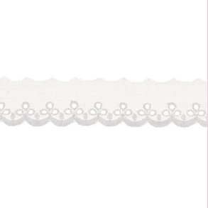 Faston Blonde B�nd // Hvid 2,5cm