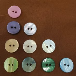 Knap perlemor 6,- (1,5cm)