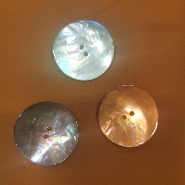 Perlemor knap 3,5cm (Alle farver) 