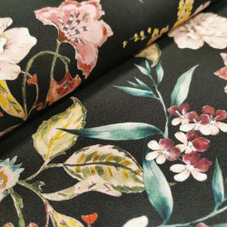 Viskose 269,- Italiensk modehus sort blomst