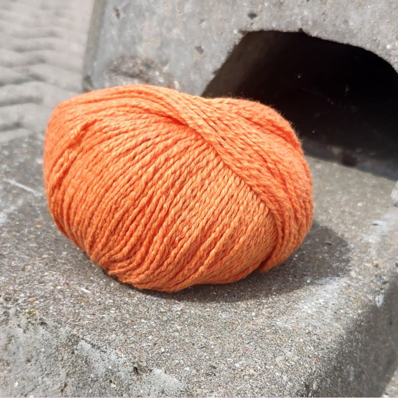 Nr. 13 Orange // Bomuld &amp; Silke