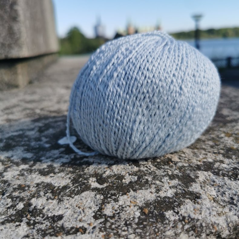 Nr. 6 Lysebl // Bomuld &amp; Silke