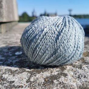 Nr. 9 Stvet Grn// Bomuld & Silke