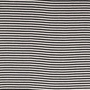 Rib Stribet // Hvid & sort 