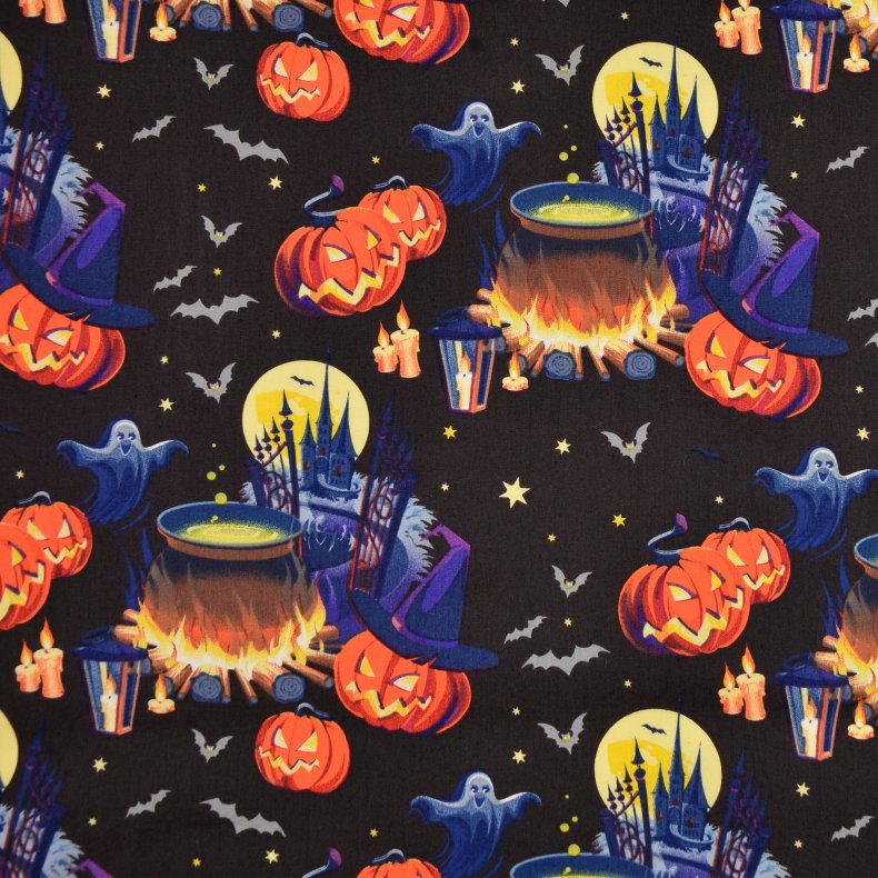 Bomulds l�rred // Halloween sort