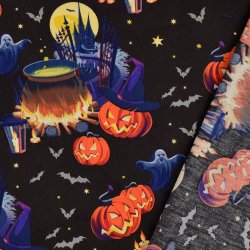 Bomulds l�rred // Halloween sort