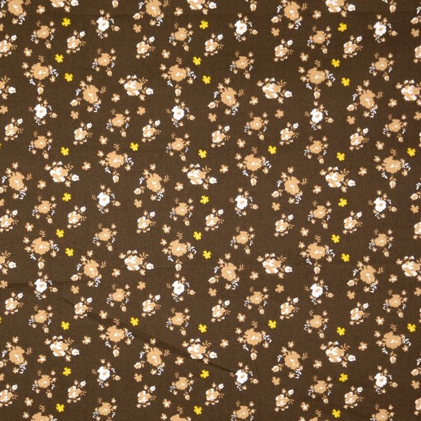 Retro Braun Blomme