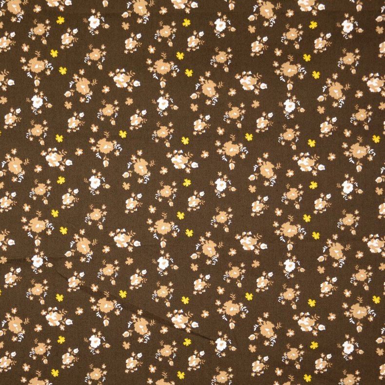 Retro Braun Blomme