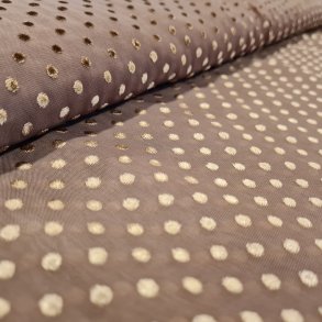 Chiffon 119,- Prikker brun