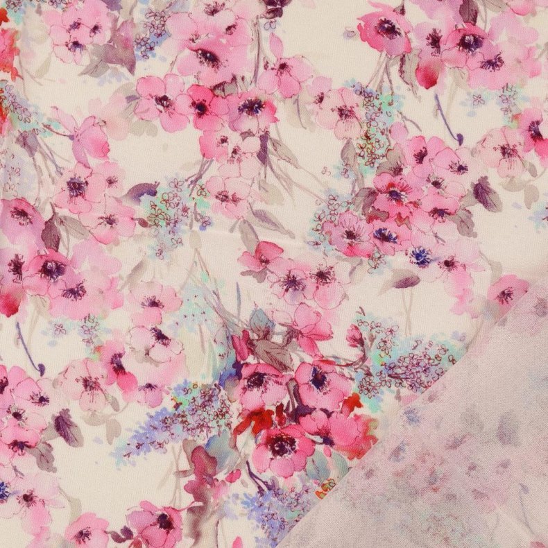 Kraftig bomuld m. h�r 149,- Akvarel rosa