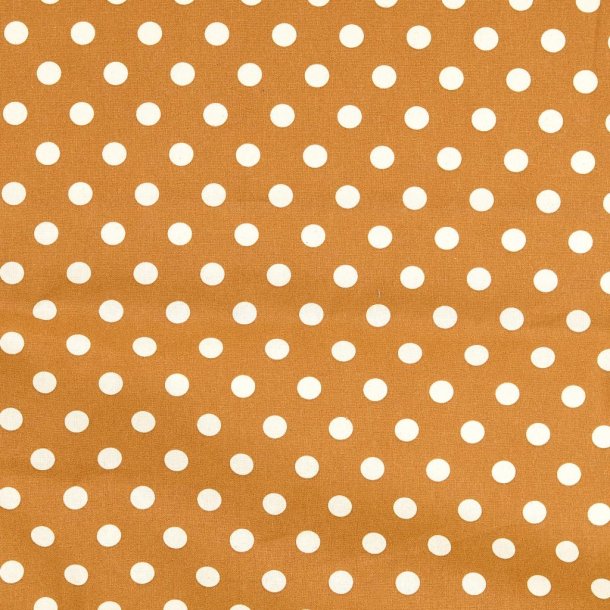 Cotten Cretonne Dots // Brun Nr. 5007