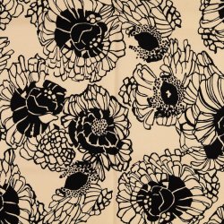 Big Flowers // beige sort