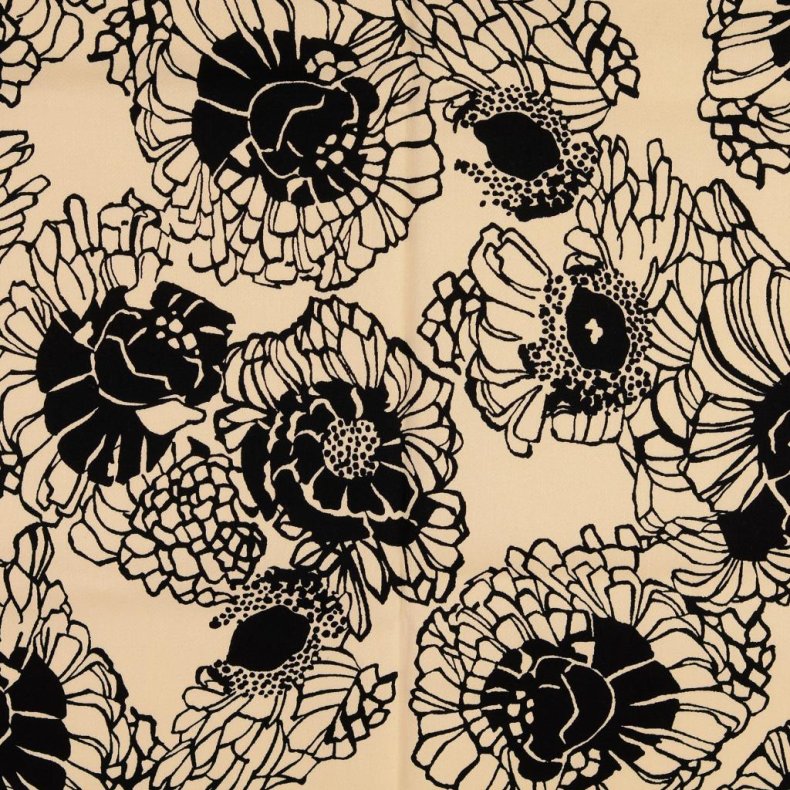 Big Flowers // beige sort