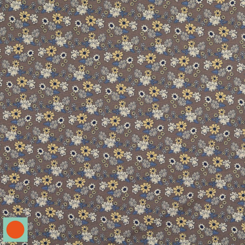 Patch Flowers // Grey
