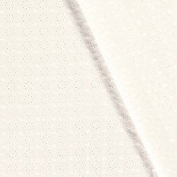 Broderi Anglaise // R� Hvid