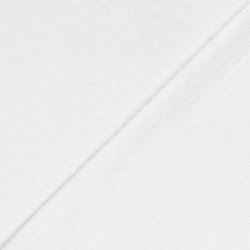 Broderi Anglaise // korn blomst Hvid