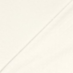 Broderi Anglaise // Korn blomst r� Hvid