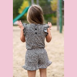 Bomulds jersey // Lille Leopard