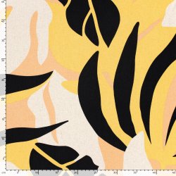 Abstract Yellow ( Ved kb af hele meter.: 80,- )