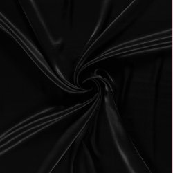 Viskose Satin // Sort
