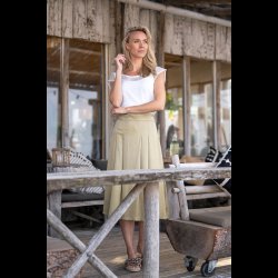 Chiffon m. Mol // Hvid