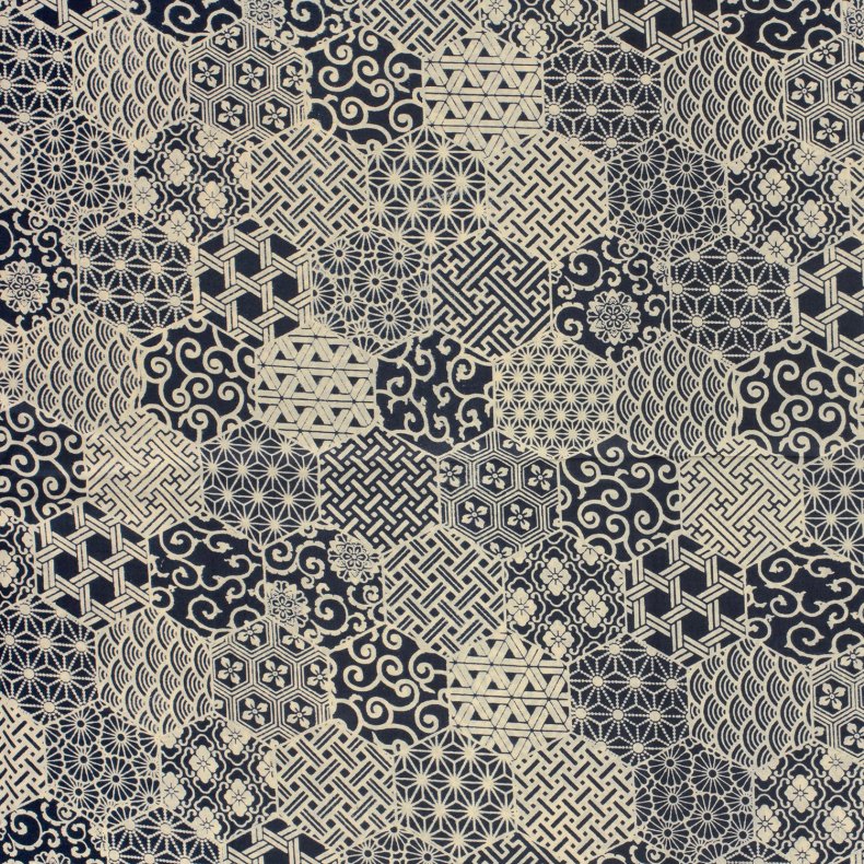 Hexa japansk voil // Bl�