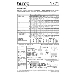 Burda 2471- Napolion