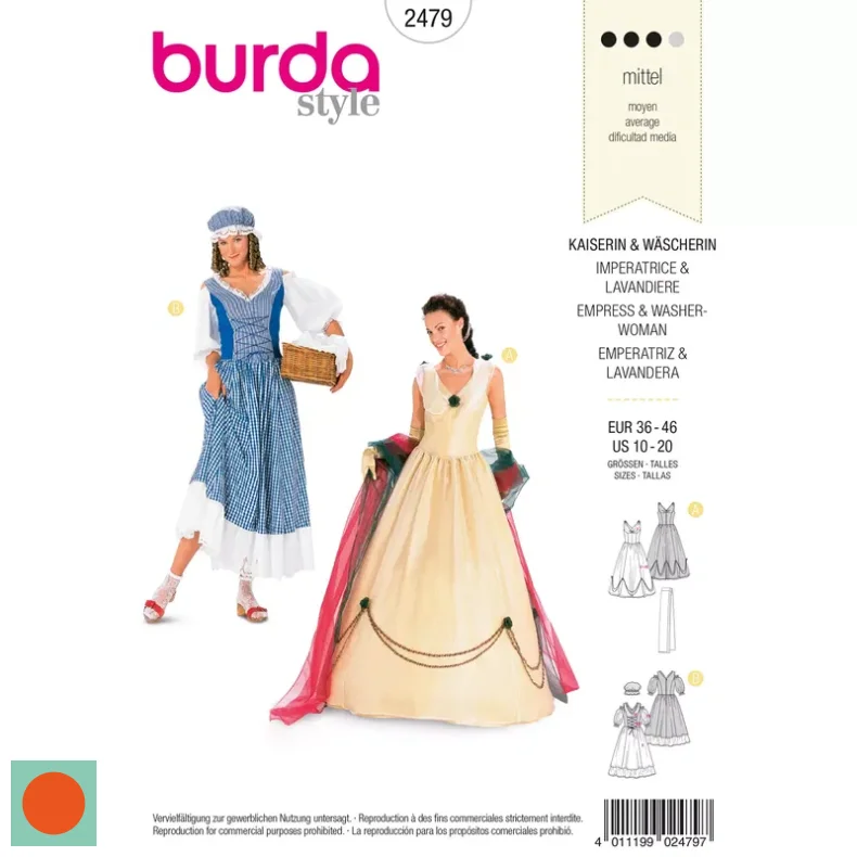 Burda 2479 - Kejserinde &amp; Vaskekone