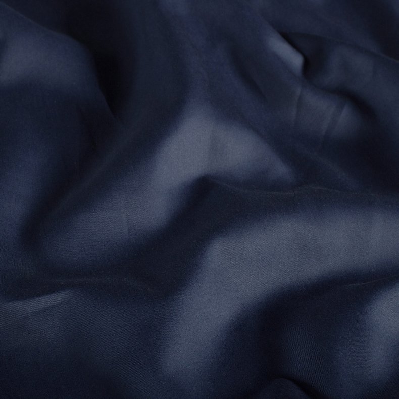 Bomuld let satin // Bl� Merino 8