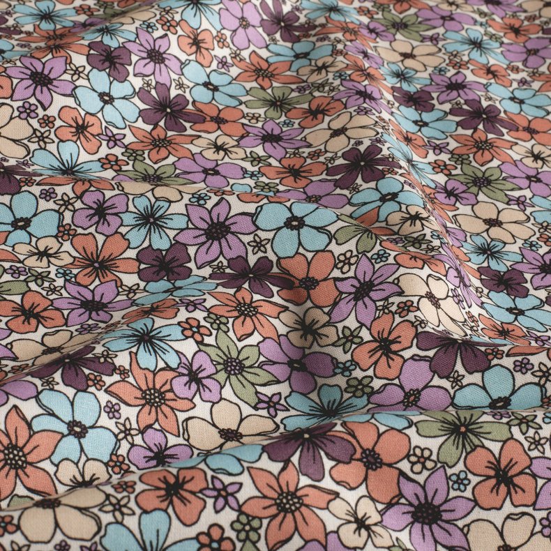 Poplin // Lilly Flower Pop