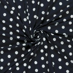 Viskose Jersey // Polka Marine bl�