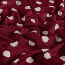 Viskose Jersey // Polka Bordeaux