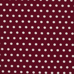 Viskose Jersey // Polka Bordeaux