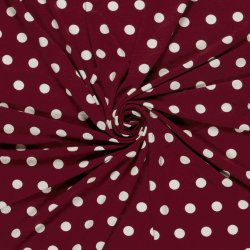 Viskose Jersey // Polka Bordeaux