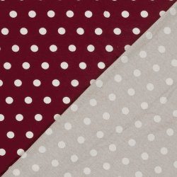 Viskose Jersey // Polka Bordeaux